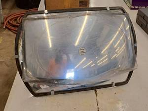 lot 394 image: Shop Safety Mirror with Bracket