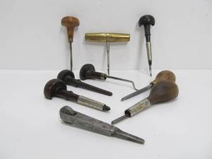 lot 14 image: Wonderful Lot of Antique GravingEngraving Tools Leatherworking etc