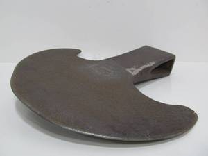 lot 21 image: Very Cool Large Signed Antique Rounded Axe Head