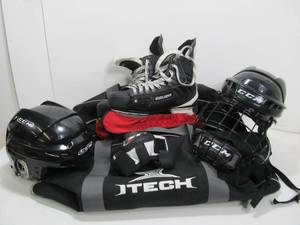 lot 51 image: Nice Group of Mens Hockey Gear