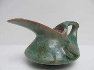 lot 99 image: Old Vintage Signed STANGL Terra Rose Art Pottery Small Pitcher