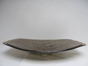 lot 103 image: Very Nice LARGE Art Glass Table Centerpiece Tray 