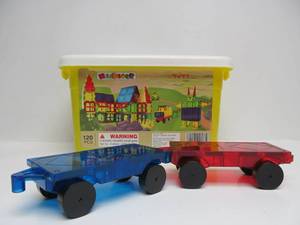 lot 114 image: Complete 120 MAGBLOCK Magnetic Toy Set