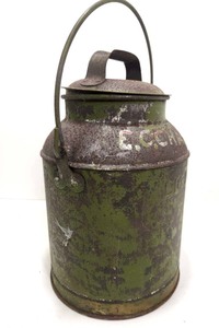 lot 175 image: Smaller Sized Antique DairyMilk Can 