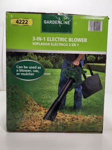 lot 179 image: New GardenLine 3-in-1 Electric Blower