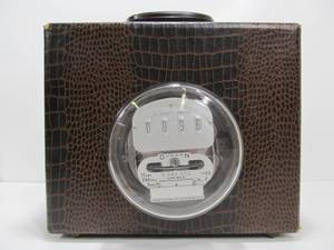 lot 132 image: Old Vintage Portable Electricity Meter
