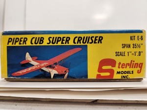 lot 237 image: Complete Unbuilt Vintage RC Model Airplane Kit