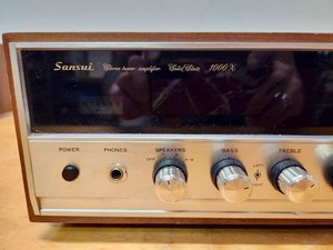 lot 270 image: Working SANSUI Stereo Tuner Amplifier Model 1000X
