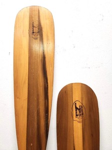 lot 276 image: Very Nice Pair of Vintage Canoe PaddlesOars - The Smoker Cub