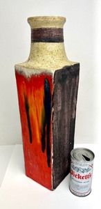 lot 259 image: LARGE Vintage Mid Century Scandinavian Art Pottery Vase