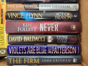 lot 306 image: Great Lot of Mint Condition Hardcover MysterySuspenseThriller Books
