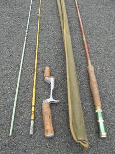 lot 350 image: Nice Vintage Fly Fishing Rods wCase