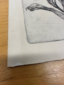 lot 373 image: 1968 Hand Signed Engraving by Important Listed Mexican Artist Alfredo Zalce (1908-2003) wHand Written Inscription.
