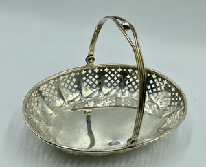 lot 8 image: Sterling Silver Basket