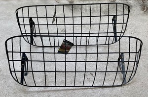 lot 35 image: 2 Gilbert & Bennett Metal Horse Trough Planters