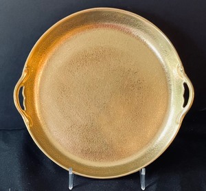 lot 71 image: Gold Colored Serving Pieces by Pickard and Noritake