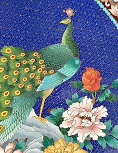 lot 93 image: Vibrant Chinese Enamel Platter