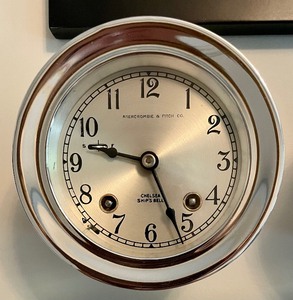lot 103 image: Abercrombie & Fitch Chelsea Clock and Weather Gauge