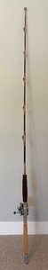 lot 171 image: Vintage Fish Pole with Penn Deep Fishing Reel