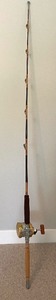 lot 183 image: Vintage Abercrombie & Fitch Fishing Pole with Penn 20 International Reel