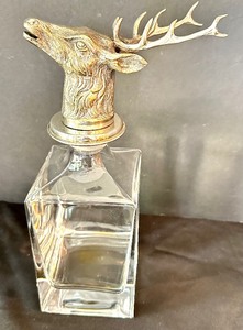 lot 124 image: Vintage Stag Decanter