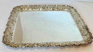 lot 18A image: Vintage Tiffany and Co Silver Plated Tray