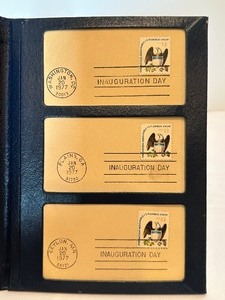 lot 96 image: United States January 20, 1977 Inaugural Day Postal Stamps