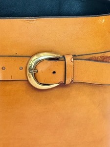 lot 78 image: Vintage Leather Waste Basket