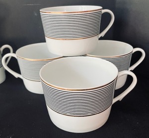 lot 234 image: Delightful Demitasse and CoffeeTea Cups by Ceralene