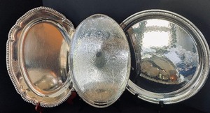 lot 254 image: Sensational Silver Plated Serving Pieces