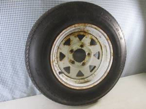 lot 220 image: (BR1) Trailer Wheel 5-Lug Rim ST185...