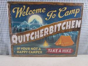 lot 246 image: (EC1) Welcome To Camp Quitcherbitch...