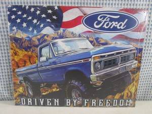 lot 254 image: (EC1) Ford Driven By Freedom Tin Si...