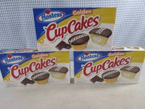lot 286 image: (B-2) 3 Boxes Hostess Golden Cup Ca...