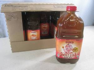 lot 292 image: (B-1) Case 8 Bottles Peach Sweet Le...