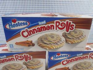 lot 342 image: (C-1) 3 Boxes Hostess Iced Cinnamon...