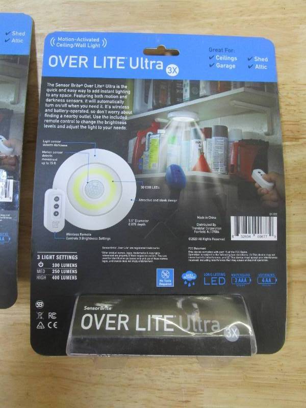 Sensor Brite Ultra-Overhead Motion Activated LED Night Light Bulb