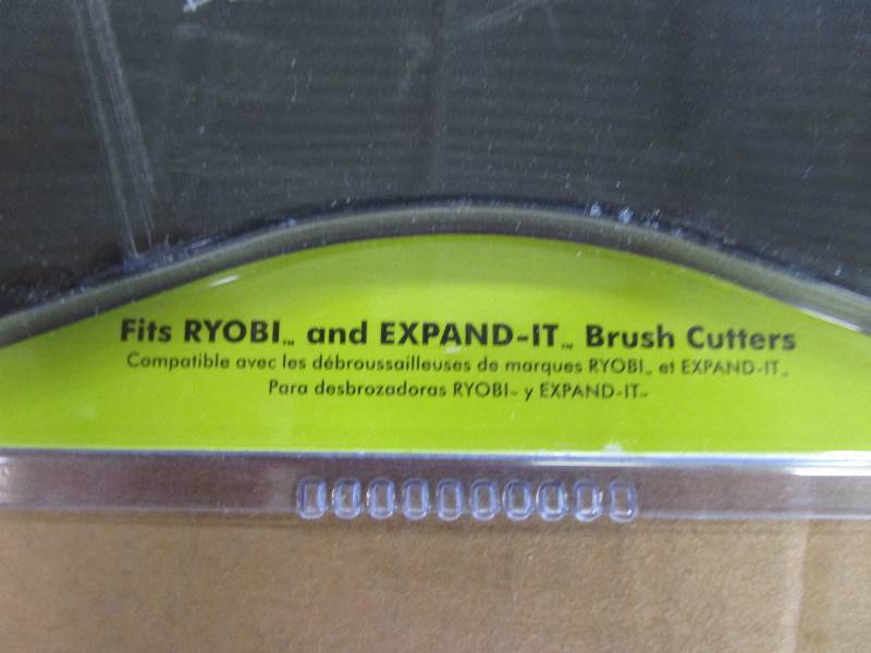 RYOBI Tri-Arc Brush Cutter Blade and Expand-It Brands