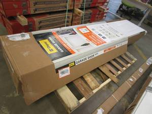 lot 8 image: Clopay Classic Collection 9 ft. x 7 ft. Non-Insulated Garage Door (OPEN BOX)