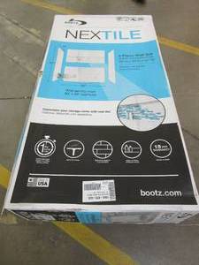 lot 16 image: Bootz Industries Nextile 30 in. x 60 in. x 60 in. 4-Piece Direct-to-Stud Alcove Tub Surround in White (OPEN BOX)