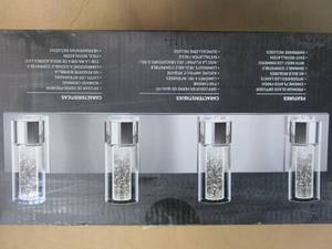 lot 126 image: Artika Essence 27 in. 4-Light Integrated LED Chrome Modern Vanity Light Bar Wall Fixture for Bathroom Mirror with Bubble Finish (OPEN BOX)