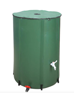 lot 189 image: Collapsible Green Rainwater Barrel (OPEN BOX)