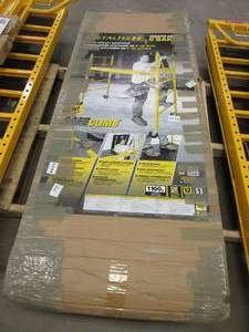 lot 233 image: MetalTech Safeclimb Baker Style Scaffold Rolling Platform, 1100 lbs. Load Capacity, 6 ft. W x 6.25 ft. H x 2.5 ft. D, Steel (OPEN BOX)