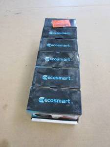 lot 236 image: LOT OF 6 - EcoSmart 40-Watt Equivalent A19 ENERGY STAR and CEC Dimmable Fine Bendy Filament LED Light Bulb Soft White (2-Pack)