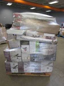 lot 255 image: SalvageWholesale Pallet of Lighting & Ceiling Fans - SOLD AS IS
