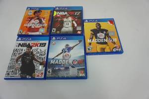lot 20 image: 5 PS4 Games