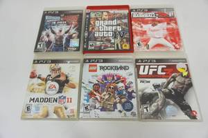 lot 27 image: Lot Of 6 PS3 Games