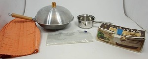 lot 59 image: Electric Knife, Pans And More
