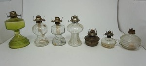 lot 62 image: Vintage Oil Hurricane Lamps