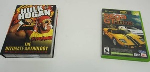 lot 90 image: Hulk Hogan The Ultimate Anthology DVD Set And XBox Sega GT 2002